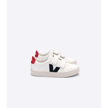 Kids' Veja ESPLAR CHROMEFREE Shoes White/Blue | SG 729SGL